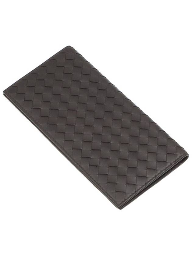 Dark Brown Intrecciato VN Continental Long Wallet - BOTTEGA VENETA - BALAAN 6