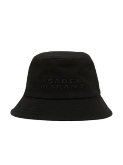 Haley Logo Bucket Hat Black - ISABEL MARANT - BALAAN 2