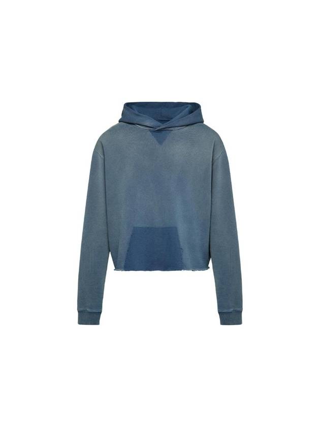 Organic Cotton Logo Hoodie Blue - MAISON MARGIELA - BALAAN 1