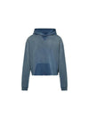 Organic Cotton Logo Hoodie Blue - MAISON MARGIELA - BALAAN 1