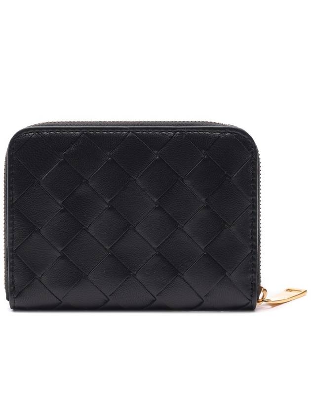 Intrecciato Zipped Coin Wallet Black - BOTTEGA VENETA - BALAAN 5