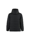 Poly Twill Rib 4-Bar Down Hoodie Jacket Charcoal - THOM BROWNE - BALAAN 3