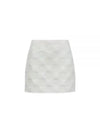 Padded Mini A-Line Skirt White - MONCLER - BALAAN 2