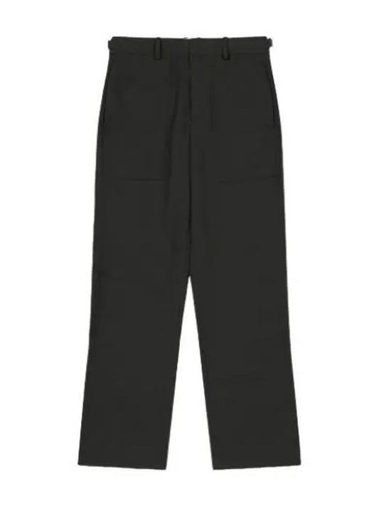 Stretch suit pants burnt olive slacks - HELMUT LANG - BALAAN 1