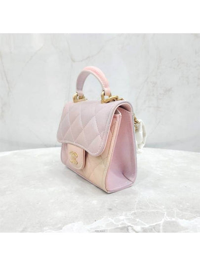 Lux You New product Top handle chain mini bag gradient pink lambskin - CHANEL - BALAAN 2