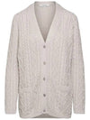 23SS Matera Cotton Cardigan Ivory 2393410431 001 - MAX MARA - BALAAN 1