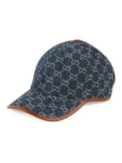 GG Denim Ball Cap Blue - GUCCI - BALAAN 2