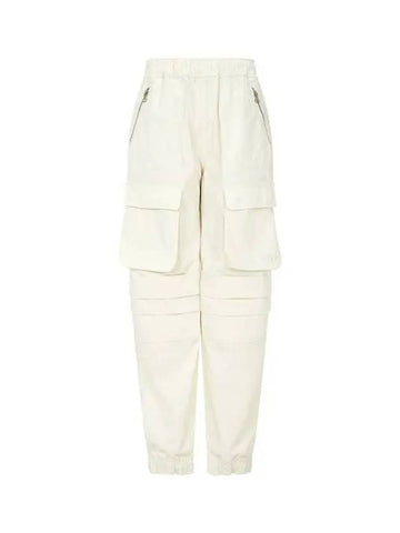 Women s Pocket Point Cargo Pants Ivory - DIESEL - BALAAN 1