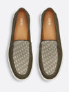 Granville Suede Loafers Khaki - DIOR - BALAAN 3