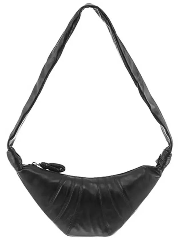 Croissant Small Nappa Leather Cross Bag Black - LEMAIRE - BALAAN 5