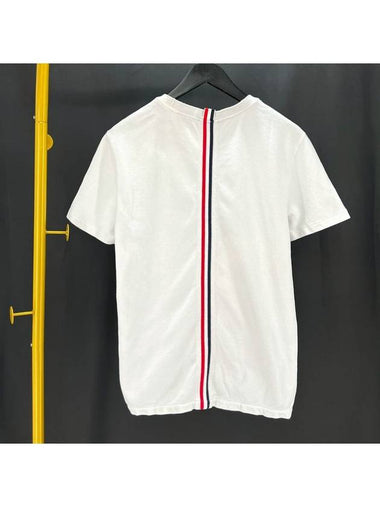 Baeksamseon short sleeve t shirt white size 3 - THOM BROWNE - BALAAN 1