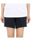 Logo Patch Cotton Shorts Navy - MONCLER - BALAAN 3