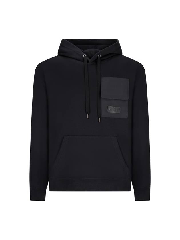 Hooded Sweatshirt 3V3MF26L9GR 0NO Black - VALENTINO - BALAAN 2