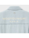 Back Logo Denim Cotton Long Sleeve Shirt Blue - WOOYOUNGMI - BALAAN 6