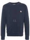 Chillax Patch Regular Sweatshirt Ink Blue - MAISON KITSUNE - BALAAN 2