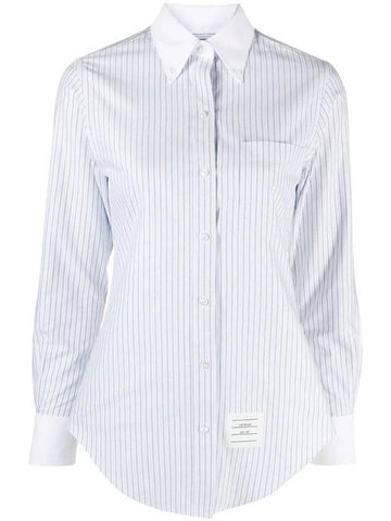 Striped Pattern Shirt FLL005CF0510 - THOM BROWNE - BALAAN 1