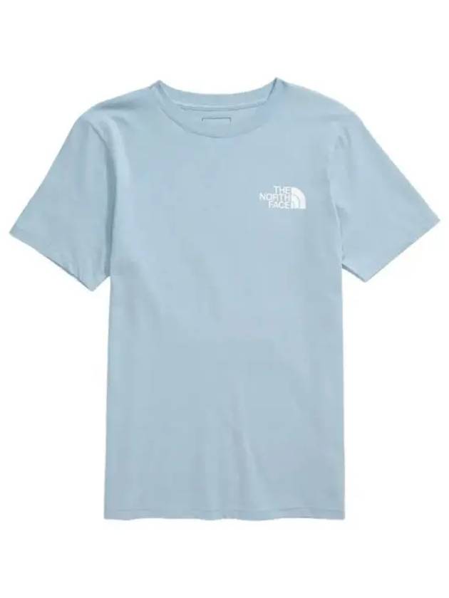 Women's Box NSE Short Sleeve T-Shirt Blue - THE NORTH FACE - BALAAN 2