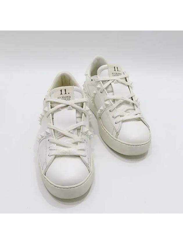 SW2S0A01 Untitled Hidden Bianco Rockstud Sneakers Size 35 - VALENTINO - BALAAN 2