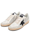 Ball Star Suede Star Laminate Low Top Sneakers Grey - GOLDEN GOOSE - BALAAN 2