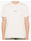 30/1 Jersey Graphic Short Sleeve T-Shirt Beige - CP COMPANY - BALAAN 4