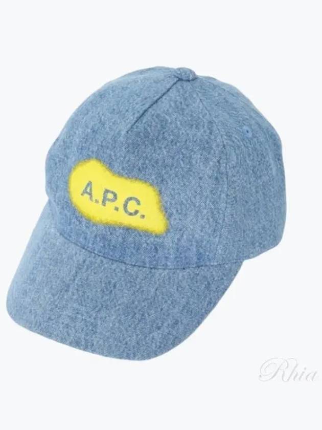 Eden Embroidered Logo Ball Cap Blue - A.P.C. - BALAAN 2