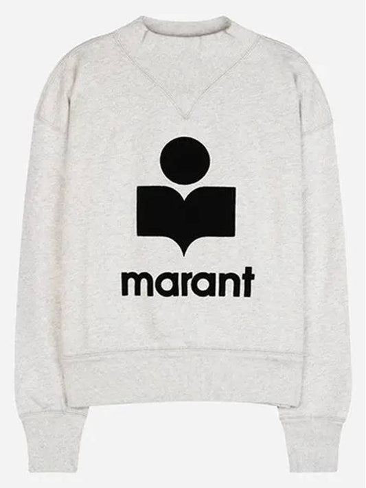 Moby Logo Print Sweatshirt Ecru - ISABEL MARANT - BALAAN 2