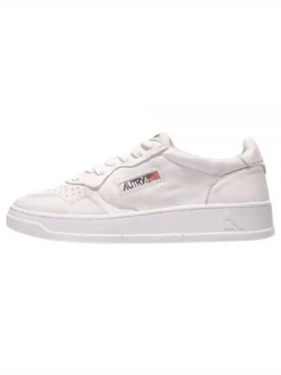 Medalist Logo Patch Low Top Sneakers White - AUTRY - BALAAN 2