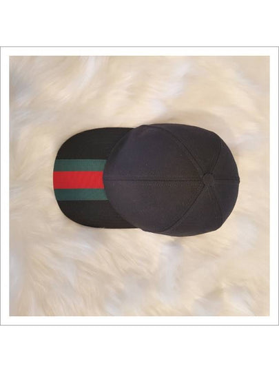 Web Canvas Base Ball Cap Black - GUCCI - BALAAN 2