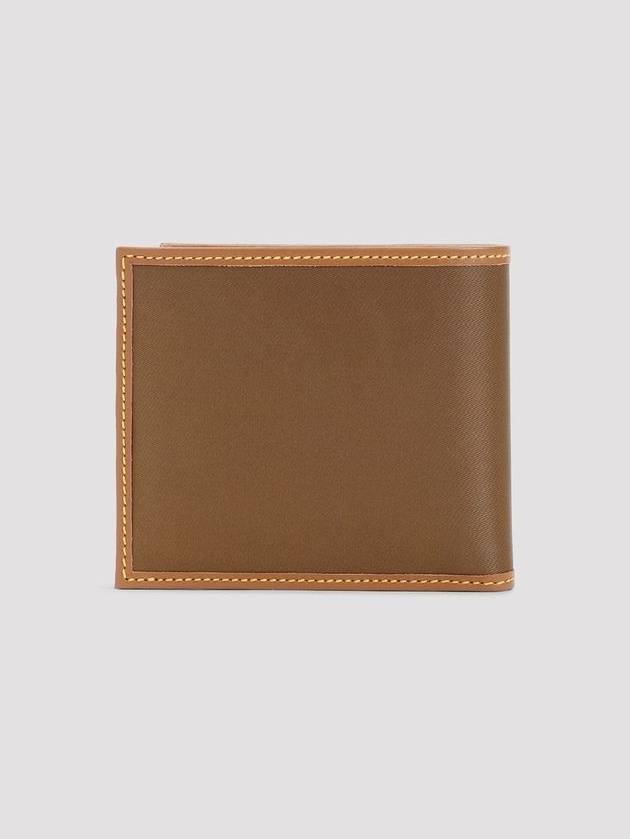 Triangle Logo Re-Nylon Half Wallet Brown - PRADA - BALAAN 4