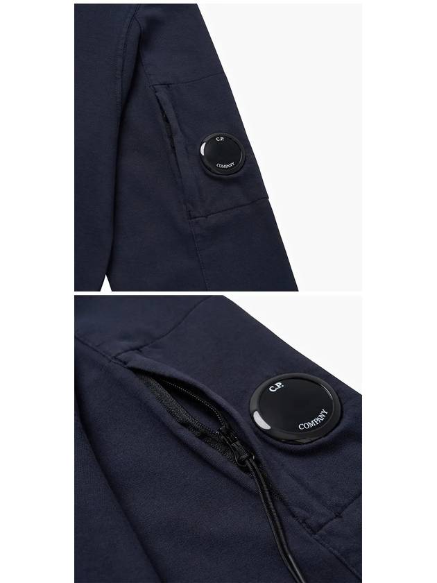 Light Fleece Sweatshirt Navy - CP COMPANY - BALAAN 4