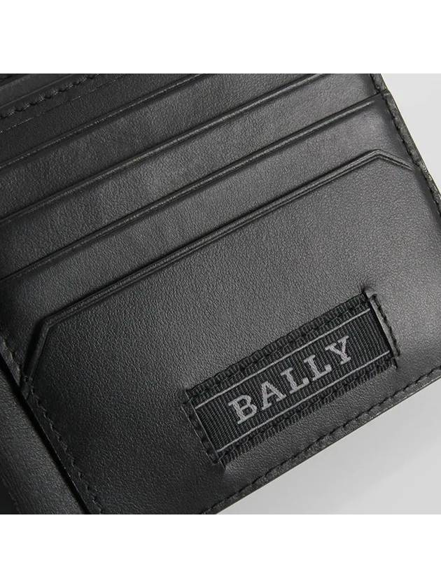 Brasai Stripe Leather Bifold Wallet Black 598428 22369 F100 - BALLY - BALAAN 6