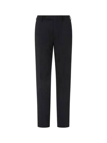 Wool Twill Slim Fit Pants Black 270300 - PAUL SMITH - BALAAN 1