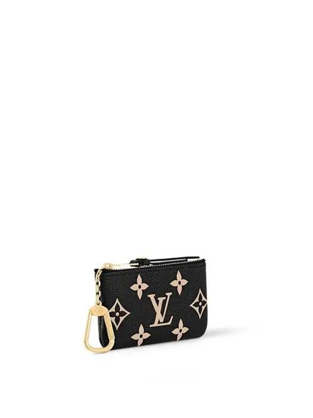 Monogram Empreinte Key Pouch Black - LOUIS VUITTON - BALAAN 3