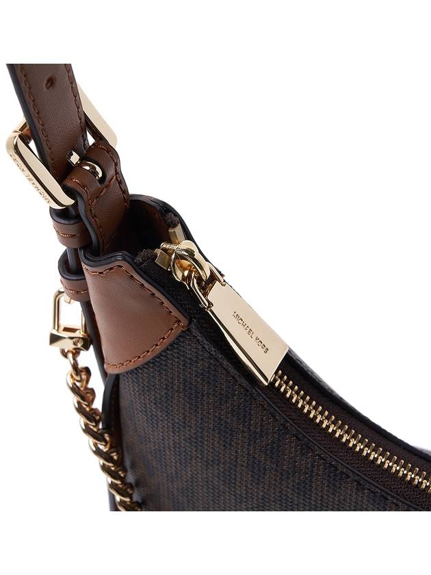 Wilma Monogram Chain Shoulder Bag Brown - MICHAEL KORS - BALAAN 11