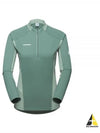 Aenergy FL ​​Half Zip-up Long Sleeve T-shirt Green - MAMMUT - BALAAN 2