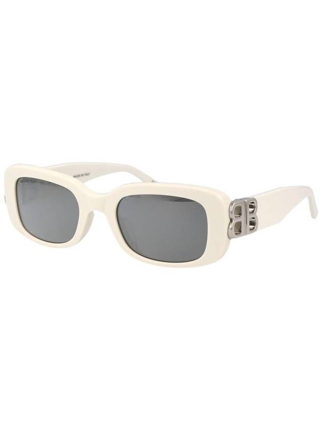 Eyewear Rectangle Acetate Sunglasses White - BALENCIAGA - BALAAN 3