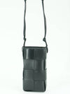 Phone pouch cross bag black 730541VCQC4 - BOTTEGA VENETA - BALAAN 2