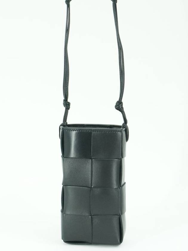 Phone pouch cross bag black 730541VCQC4 - BOTTEGA VENETA - BALAAN 2