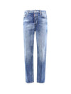 Denim Straight Jeans Blue - DSQUARED2 - BALAAN 1