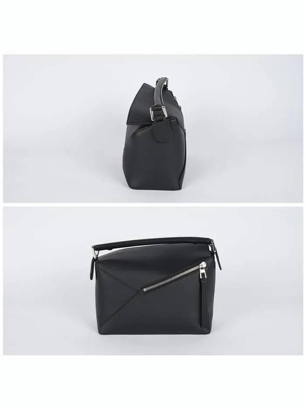 Classic Calfskin Small Puzzle Tote Bag Black - LOEWE - BALAAN 4