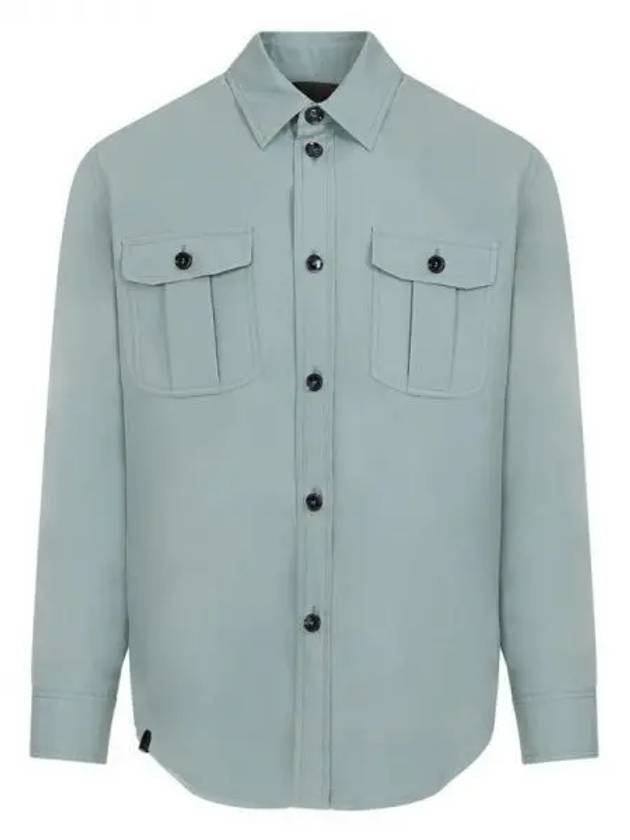 Brioni pocket detail silk shirt jacket 270349 - BRIONI - BALAAN 1