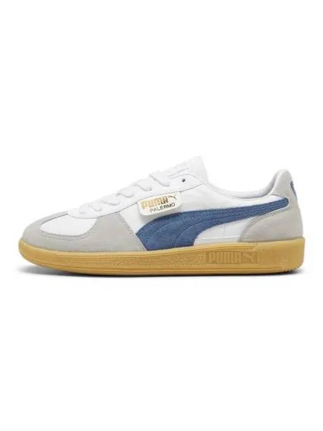 Palermo Leather Low Top Sneakers White Blue - PUMA - BALAAN 2