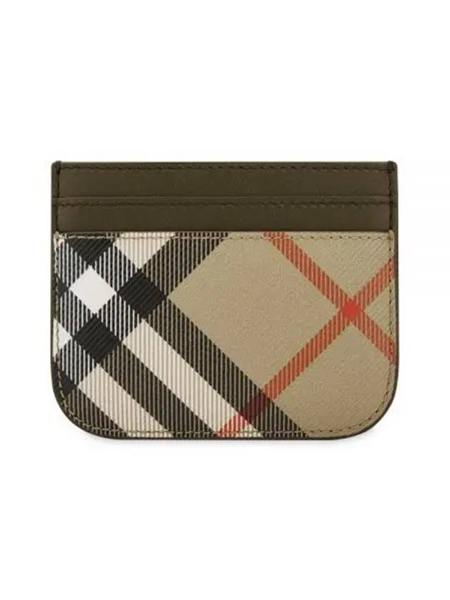 Check Card Wallet Beige - BURBERRY - BALAAN 2