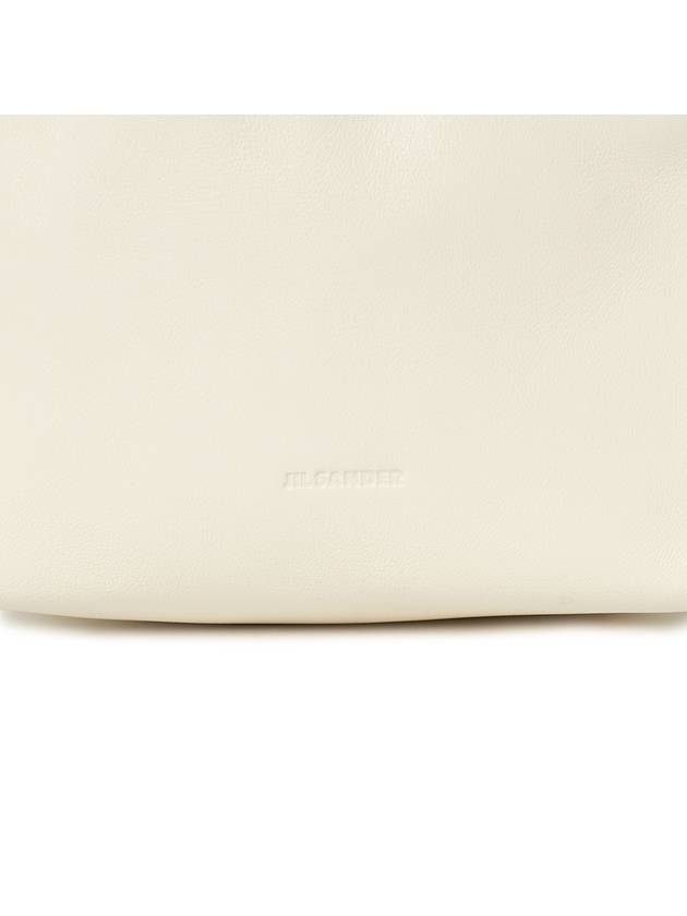 Drawstring Nappa Bucket Bag White - JIL SANDER - BALAAN 9