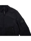 Men's Logo Patch Pocket Zip-Up Jacket Black - CP COMPANY - BALAAN 5