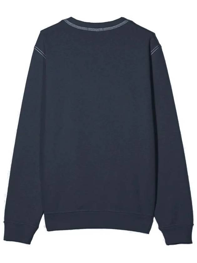 Kids Logo Embroidered Sweatshirt Navy 761660943 V0020 - STONE ISLAND - BALAAN 3