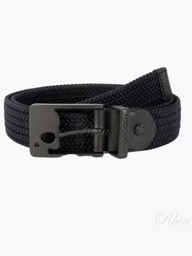 Skull Buckle Viscose Belt Black - HYDROGEN - BALAAN 2