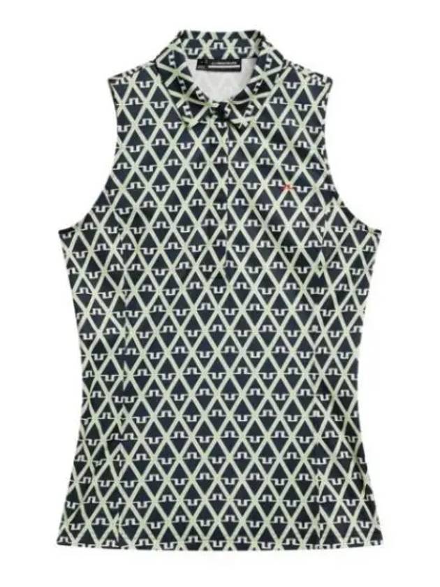 24 Dena Print Sleeveless Top GWJT09008 O500 Women - J.LINDEBERG - BALAAN 1