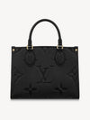 OnTheGo PM Monogram Tote Bag Black - LOUIS VUITTON - BALAAN 4