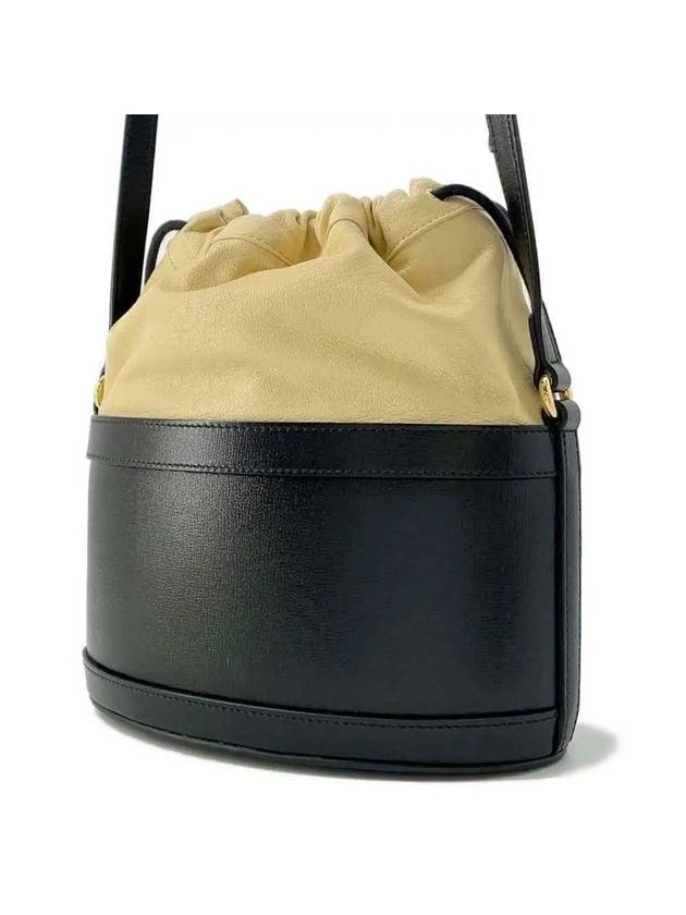 Women's 1955 Horsebit Small Bucket Bag Black - GUCCI - BALAAN 3